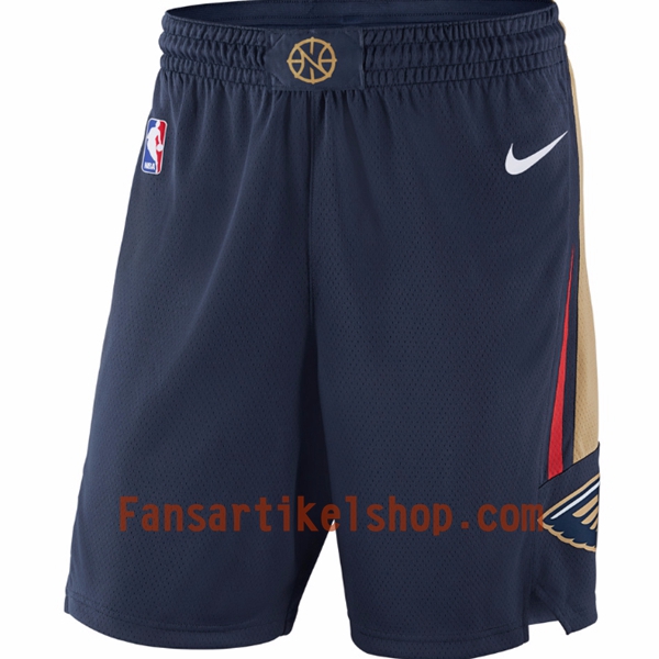 NBA New Orleans Pelicans Herren Shorts Dunkelblau Nike Swingman NBA New Orleans Pelicans Herren Shorts Dunkelblau Nike Swingman